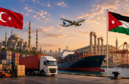توريد المنتجات من تركيا إلى الأردن