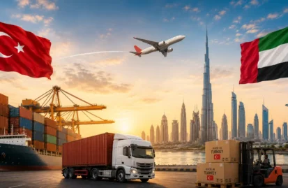 توريد المنتجات من تركيا إلى الإمارات العربية المتحدة